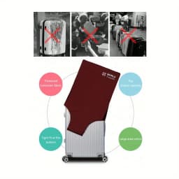 1PC Non-woven Luggage Cover Dustproof Trolley Suitcase Wear-resistant Rolling Anti-scratch Luggage Protector Cover