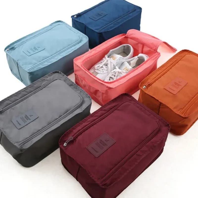 Multifunctional Portable Folding Waterproof Travel Shoes Storage Bag Pouch Organizer for Easy Carry And Storage