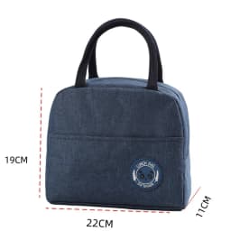 Portable Thermal Lunch Bag Picnic Food Cooler Bags Insulated Case Durable Waterproof Office Lunchbag Shoulder Strap Cooling Box