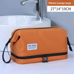 Dry and Wet Separation Men's Toiletry Bag Business Trip Portable Cosmetics Storage Bag High Value Cosmetic Bag