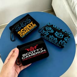 Brand S-Scotty C-Cameron Fashion Mini Hanging Oxford Cloth Coin Bag Durable Zipper Key Card Pouch With Carabiner