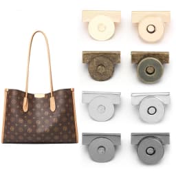 5pcs 20.5x16mm Metal Seamless Magnetic Buckle Bags Snap Buttons For DIY Buckle Closure Handbag Clothing Purse Bags Accessories
