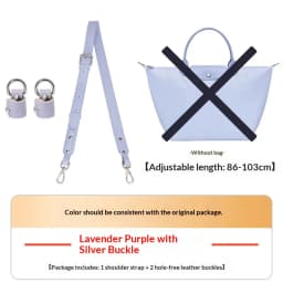 Leather Bag Shoulder Strap for Longchamp Terra Short Handle Small Bag Modification Without Punching Strap Bag Accessories