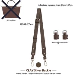 Leather Bag Shoulder Strap for Longchamp Terra Short Handle Small Bag Modification Without Punching Strap Bag Accessories