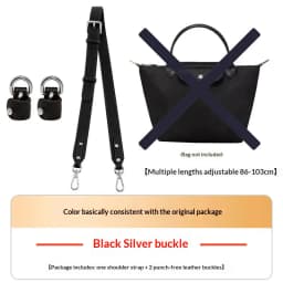 Leather Bag Shoulder Strap for Longchamp Terra Short Handle Small Bag Modification Without Punching Strap Bag Accessories