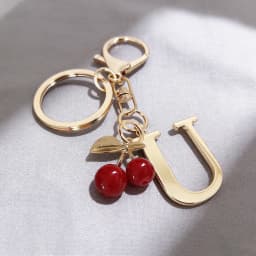 Premium Gold Elegant Letter Keychain, A-Z Alphabet 3D Pendant, Red Heart Accessory, Fashionable Silver Key Chain Ring, Bag/Backp