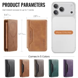 MagSafe Wallet RFID Blocking Magnetic Card Holder