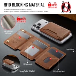 MagSafe Wallet RFID Blocking Magnetic Card Holder