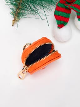 Halloween Coin Purse Key Chain 2025 New Money Pouch Cute Keychain Mini Pouch Wallet Little Pumpkin Wallet Halloween Gifts
