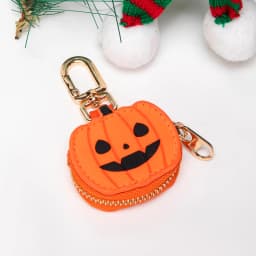 Halloween Coin Purse Key Chain 2025 New Money Pouch Cute Keychain Mini Pouch Wallet Little Pumpkin Wallet Halloween Gifts