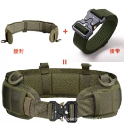 Tactical Belt Set Quick Release Metal Buckle Military Belt Adjustable Nylon Eva Padded Belt Set For Training Outdoor & Hunting 