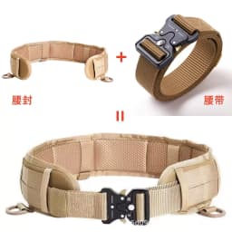Tactical Belt Set Quick Release Metal Buckle Military Belt Adjustable Nylon Eva Padded Belt Set For Training Outdoor & Hunting 