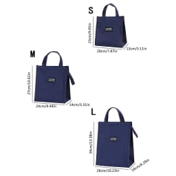 Large Capacity Portable Insulation Bag Student And Work Lunch Bag