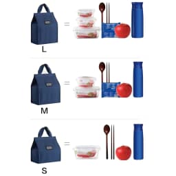 Large Capacity Portable Insulation Bag Student And Work Lunch Bag
