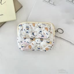 Cartoon Animals Coin Purse Portable Card Quilted Storage Bag Card Hold Wallets & Holders Multifunctional Quilted Storage Bag