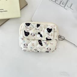 Cartoon Animals Coin Purse Portable Card Quilted Storage Bag Card Hold Wallets & Holders Multifunctional Quilted Storage Bag