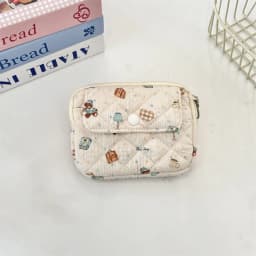 Cartoon Animals Coin Purse Portable Card Quilted Storage Bag Card Hold Wallets & Holders Multifunctional Quilted Storage Bag