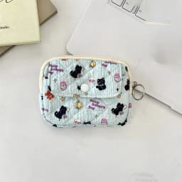 Cartoon Animals Coin Purse Portable Card Quilted Storage Bag Card Hold Wallets & Holders Multifunctional Quilted Storage Bag