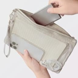 Fashion Lightweight Mesh Storage Bag With Zipper Solid Color Cosmetic Bag Multifunctional Polyester Makeup Pouch Makeup Storage