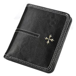 Baellerry New Short Women Wallets High Quality Slim Card Clips Zipper Female Coin Purses Photo Holder Mini Wallet For Girls