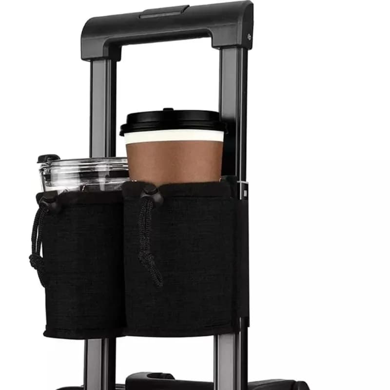 Luggage Cup Set Travel Portable Drink Cup Set Multifunctional Storage Luggage Case Hands-free Milk Tea Coffee Cup Set