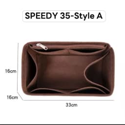 Detachable Felt Purse Insert Organizer for Luxury Handbag Speedy 25 30 35 Makeup Bag Shaper Liner Travel Inner Pouch