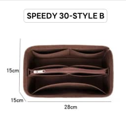 Detachable Felt Purse Insert Organizer for Luxury Handbag Speedy 25 30 35 Makeup Bag Shaper Liner Travel Inner Pouch
