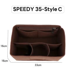 Detachable Felt Purse Insert Organizer for Luxury Handbag Speedy 25 30 35 Makeup Bag Shaper Liner Travel Inner Pouch