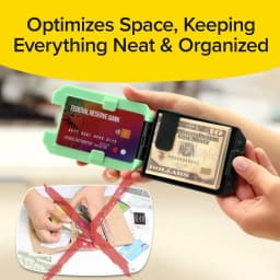 Wallets 4 RFID Blocking Wallet for Men with Removable Money Clip - Slim, Secure and Crush Resistant Card Holder Fashion Purse