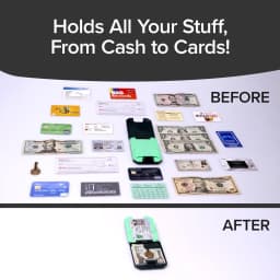 Wallets 4 RFID Blocking Wallet for Men with Removable Money Clip - Slim, Secure and Crush Resistant Card Holder Fashion Purse