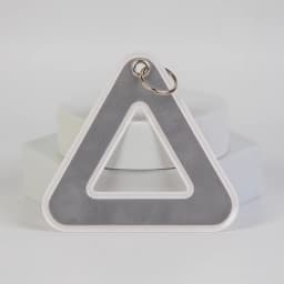 Reflective Pendant for School Bags, Triangle Safety Reflector, Student Safety Hanging Tag for Night Walking and Cycling