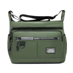 Men's Cross-Body Bag with Multi-Layered Pockets, Adjustable Shoulder Strap, Business Single-Shoulder Bag