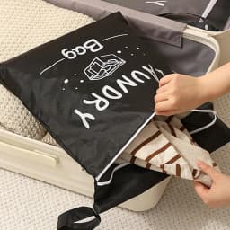 4 Colors Waterproof Travel Laundry Bag Wet Dry Organizer Pouch with Zipper Hanging Strap Portable Storage Bag