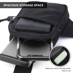 2024 New Sports Chest Bag Men's Small Size Backpack Women Mobile Phone Messenger Bag Mobile Phone Waist Bag Mini Fashion Satchel