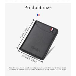 Ultra-thin Mini Wallet Men's Short Youth Vertical Personalized Wallet Men's Korean Students Simple Soft Wallet.