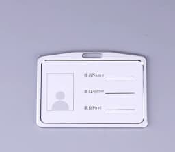 Fashion Card Cover Women Lanyard Aluminum Alloy Work ID Card Holder Business Work Card ID Badge Holder Metal Bags Case
