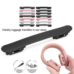 Durable Delsey Luggage Handle Replacement with Screws Carry Grip for Travel Suitcase Trolley Case Box