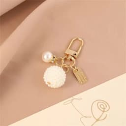 Elegant Pearl Keychain,Pearl,Keychain,Pendant,DIY,Car Keys,Accessories for Women, Stylish Gift