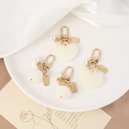 Elegant Pearl Keychain,Pearl,Keychain,Pendant,DIY,Car Keys,Accessories for Women, Stylish Gift