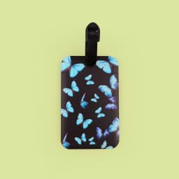 Blue Butterfly Plastics Baggage Tag Sea Turtle Suitcase Backpack Anti-Lost Listing ID Card Holder Fashion Luggage Accessories