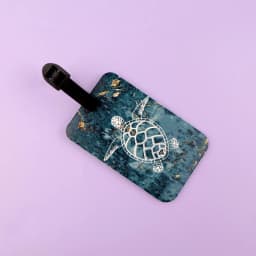 Blue Butterfly Plastics Baggage Tag Sea Turtle Suitcase Backpack Anti-Lost Listing ID Card Holder Fashion Luggage Accessories