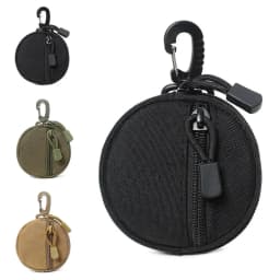 Outdoor Hiking Hunting Accessories Waist Bag Mini EDC Tool Pouch Keychain Zipper Holder Earphone Key Wallet Coin Purses