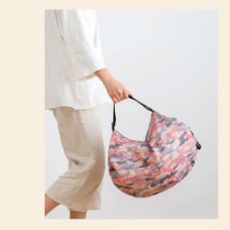 Camouflage Nylon Tote Bag Large Capacity Foldable Shopping Organizer with Handle
