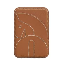 Simple PU Magnetic Card Holder Short Handmade Business Card Holder Large Capacity Back Sticker Stealth Name Card Clip