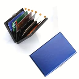 RFID Credit Card Holder, Metal Credit Card Wallet with 6 or 10 Slots Blocking Protector for Men and Women's Safety Purse