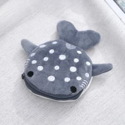 Women Shark Money Card Key Earphone Coin Purse for Small Things Organizer Pouch Zipper Cute Plush Fish Coin Wallet Bags
