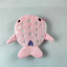 Women Shark Money Card Key Earphone Coin Purse for Small Things Organizer Pouch Zipper Cute Plush Fish Coin Wallet Bags