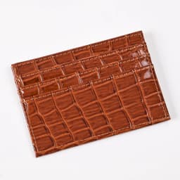 Crocodile Pattern Card Holder Wallet Pu Leather Thin Women's Business Credit Card Case Bag Student Id Bus Card Cover Purse