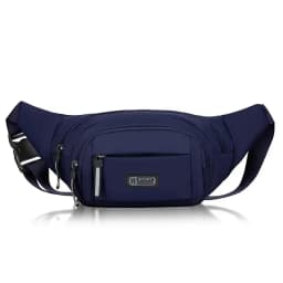 Men Canvas Fanny Waist Packs Unisex Fit Waistpack Mobile Sports Outdoor Running Anti Theft Ultra Thin Invisible Waist Bag