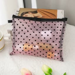 1pcs Mesh Clear Cosmetic Bags Small Large Black Makeup Bag Portable Travel Toiletry Organizer Case Lipstick Storage Pouch